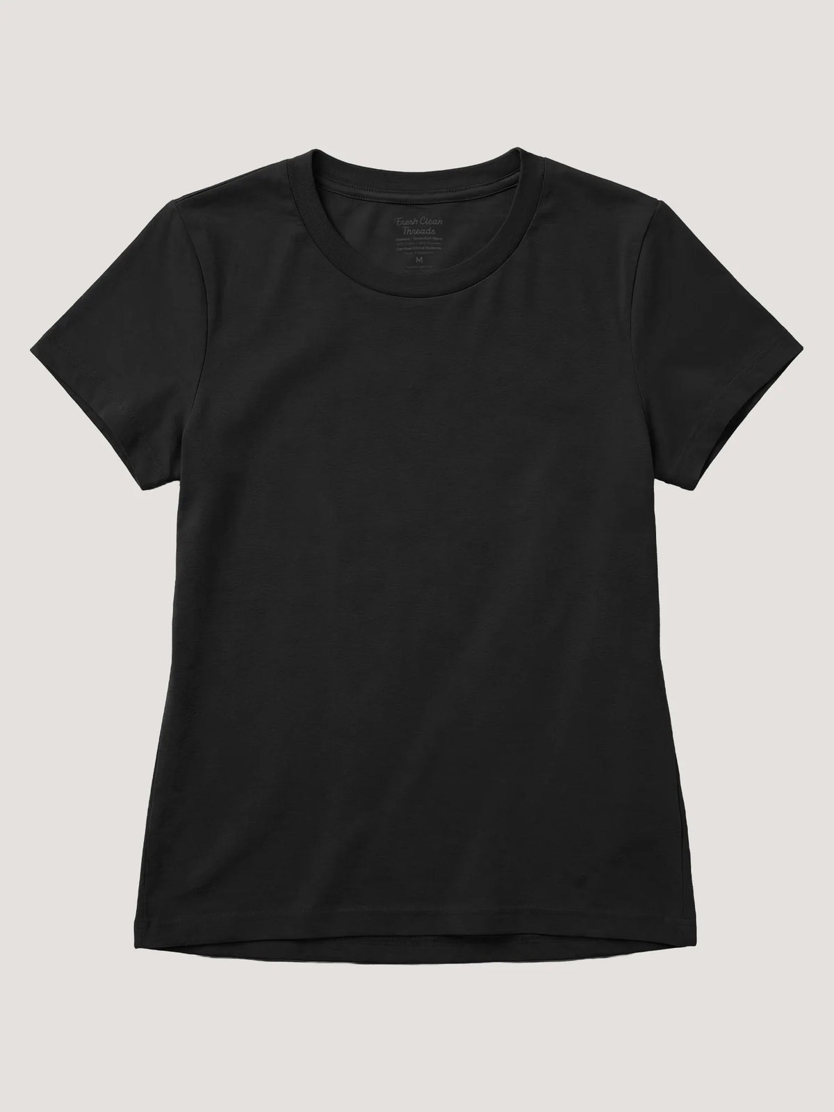 Black Everyday Crew Neck Tee