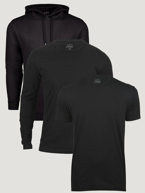 Assorted All Black 3-Pack