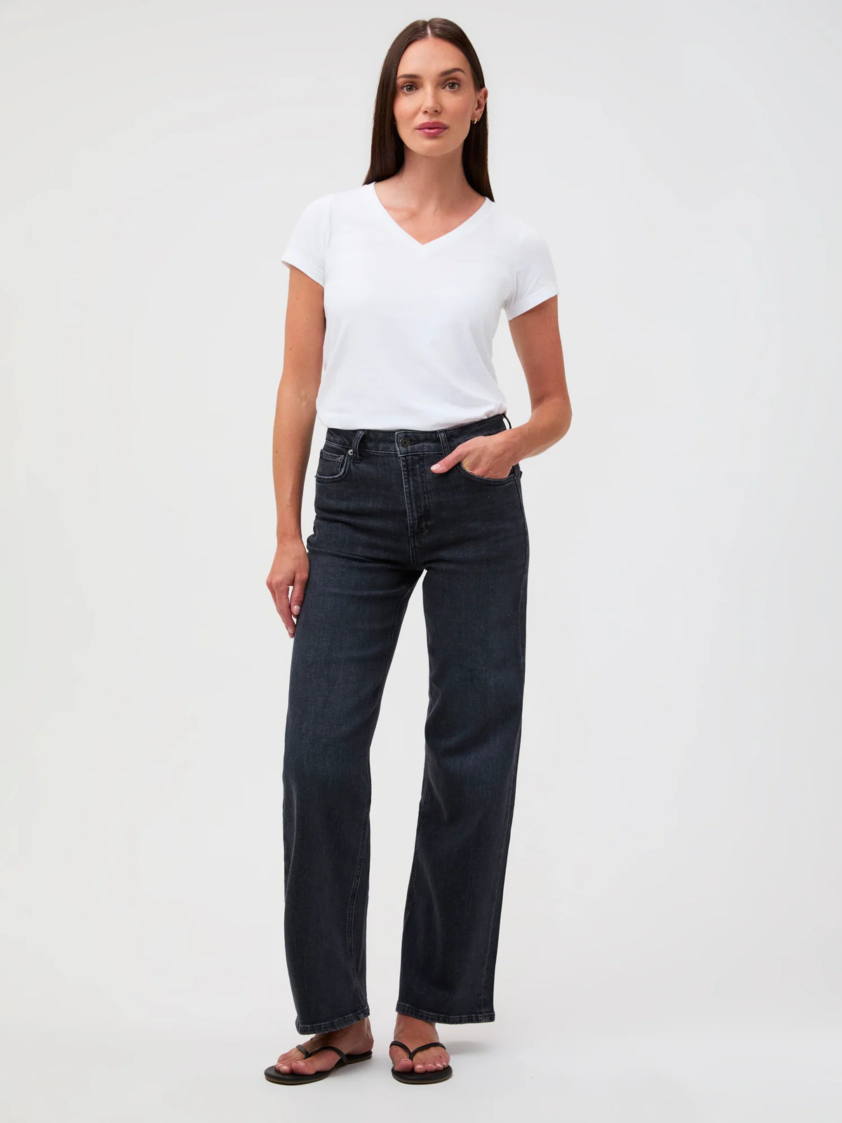 Women's All White V-Neck 3-Pack