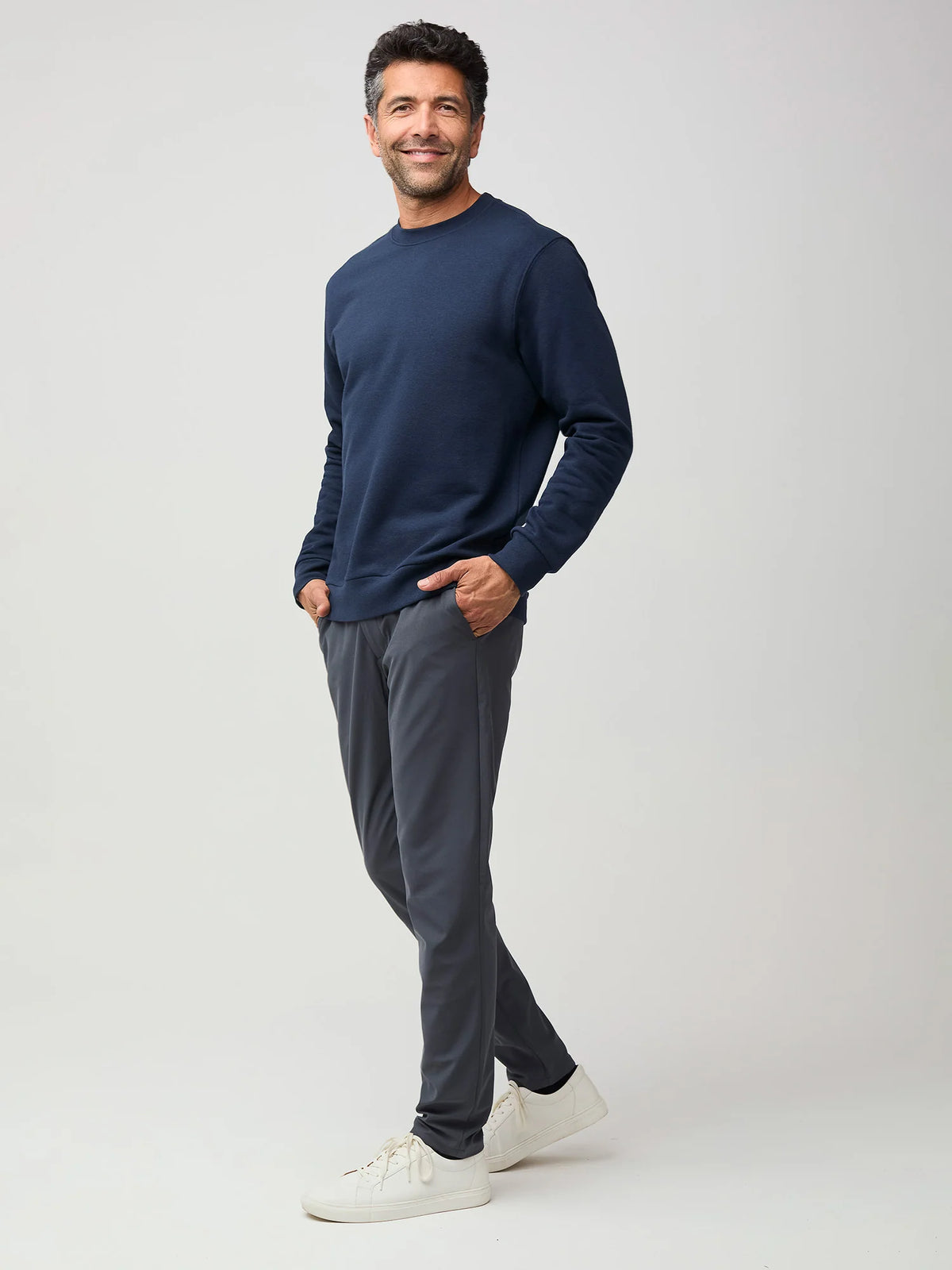 Crew Sweatshirt Black + Dark Navy 2-Pack