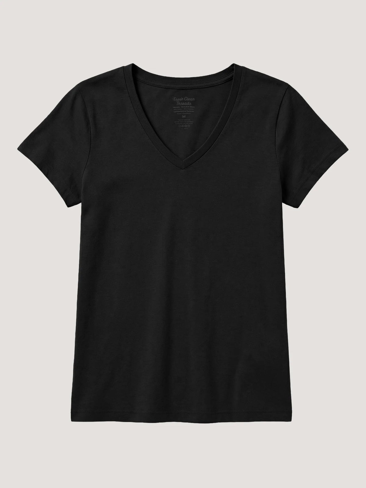 Black Everyday V-Neck Tee