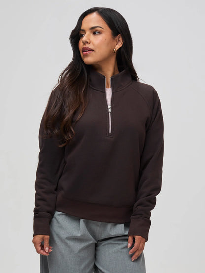 Women's Espresso Half Zip