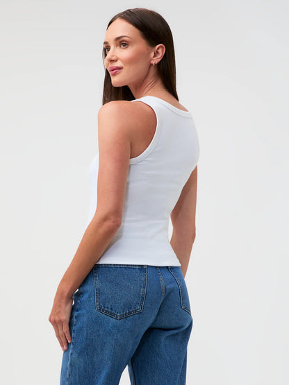 Black & White Ribbed Tank 2-Pack