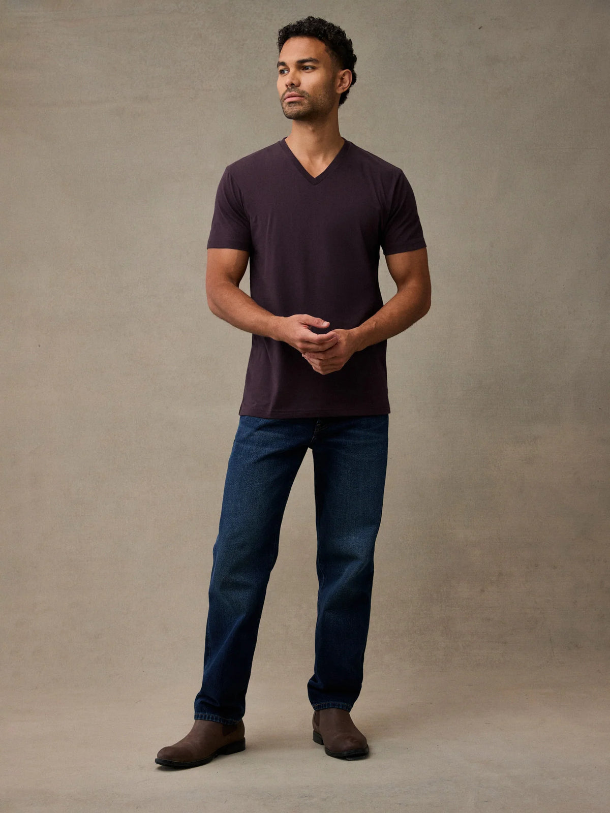 Mulberry V-Neck