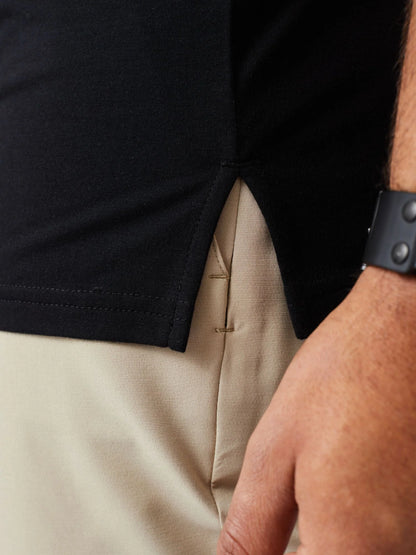 Black Performance Cool Polo