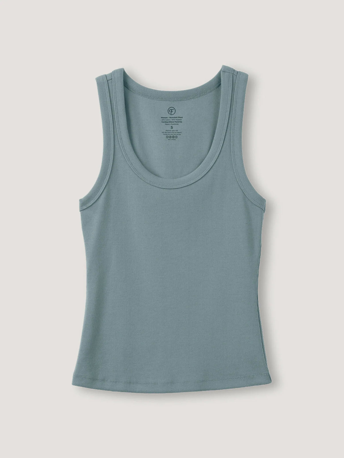 Harbor Mist Ribbed Tank